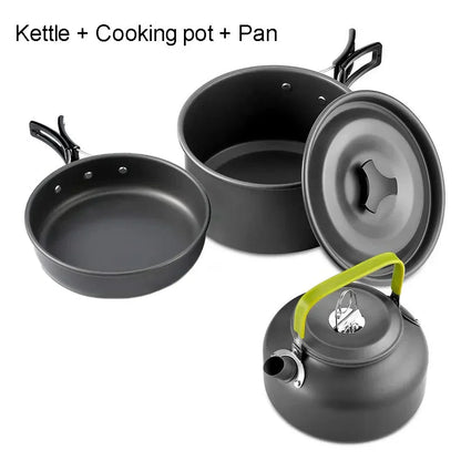 Portable Outdoor Cooking Set - CampEase-A-Nora Luxe