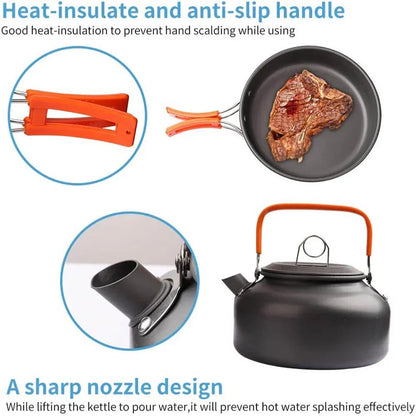 Portable Outdoor Cooking Set - CampEase-A-Nora Luxe