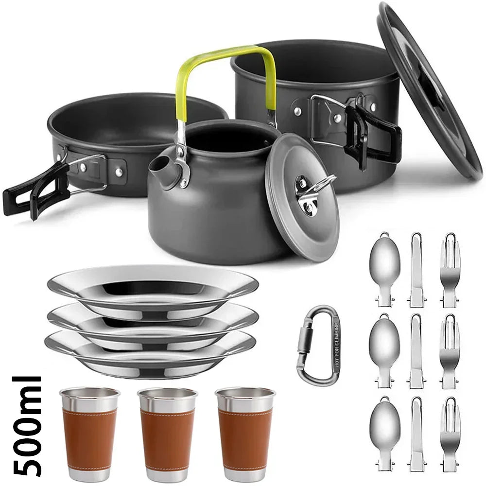 Portable Outdoor Cooking Set - CampEase-B-Nora Luxe