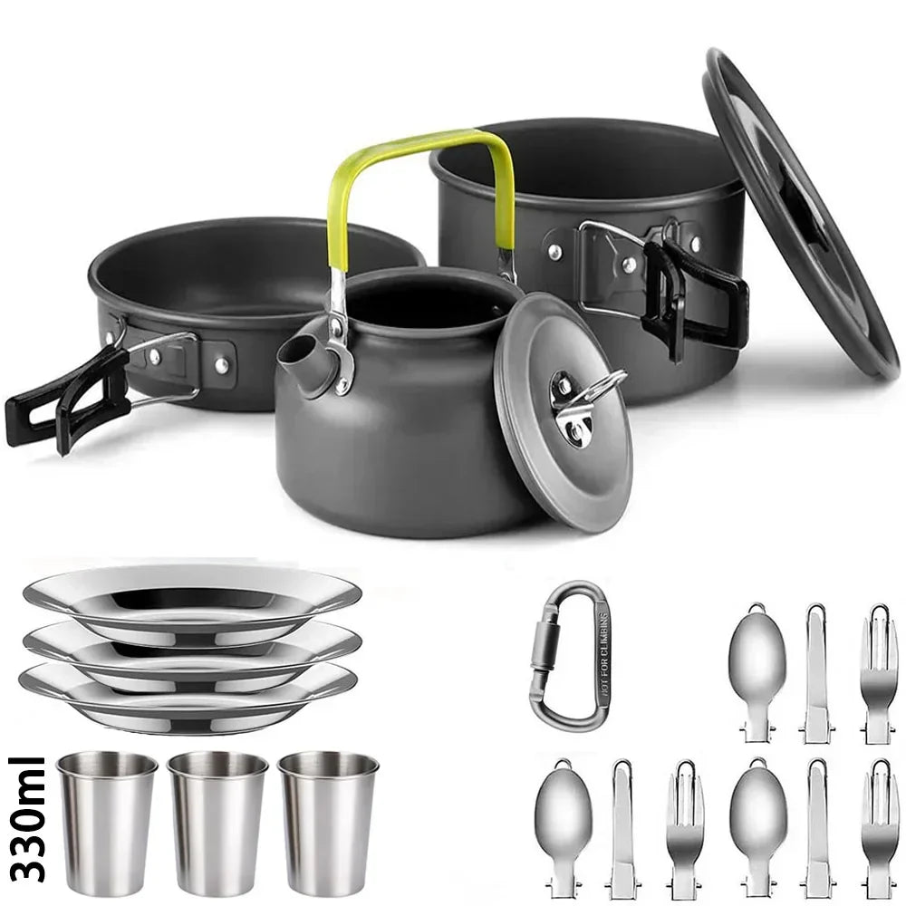 Portable Outdoor Cooking Set - CampEase-D-Nora Luxe