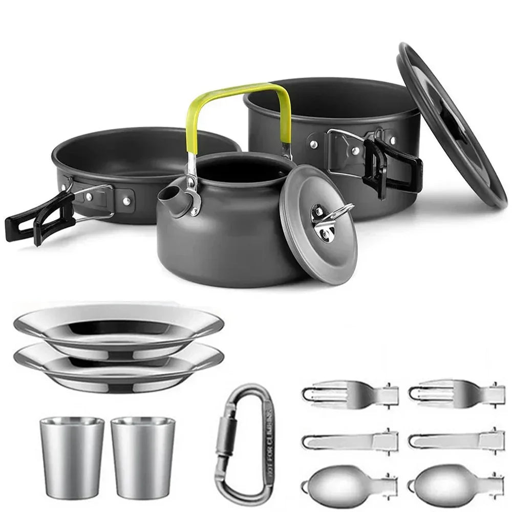Portable Outdoor Cooking Set - CampEase-F-Nora Luxe