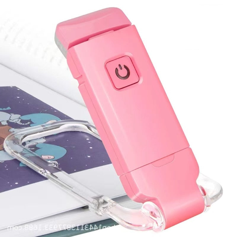Portable Reading Lamp - LumaRead-Pink-Nora Luxe