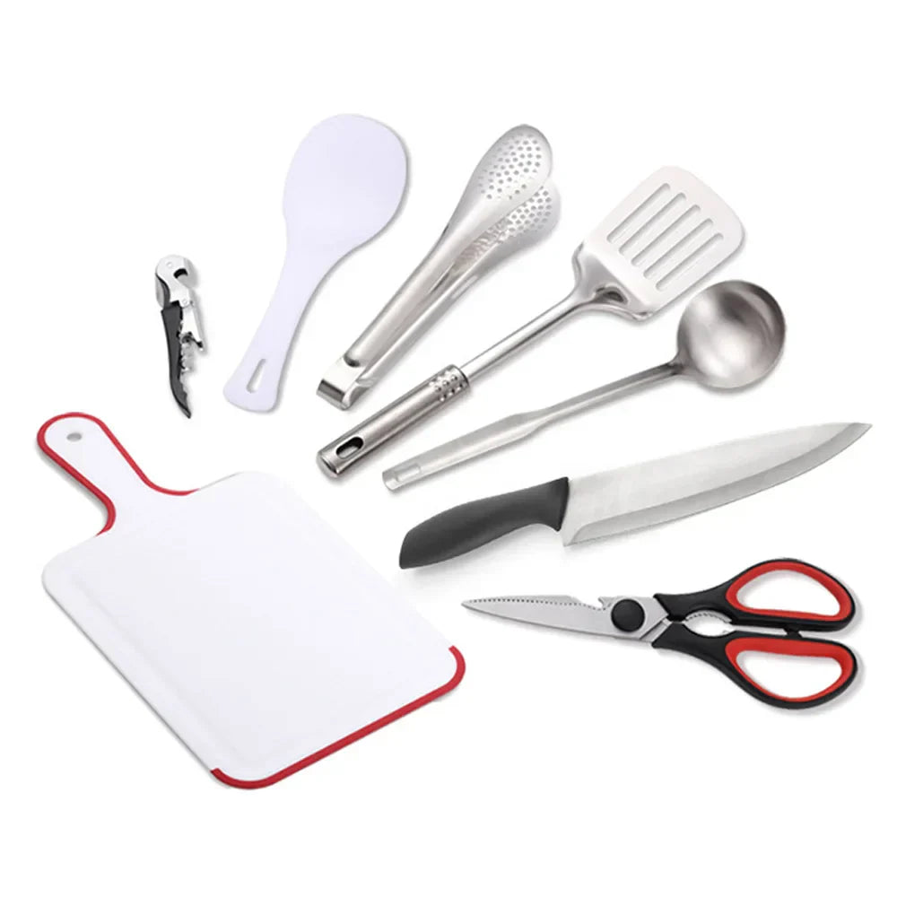 Portable Stainless Steel Outdoor Kitchen Set - CampMate-Dark blue-Nora Luxe
