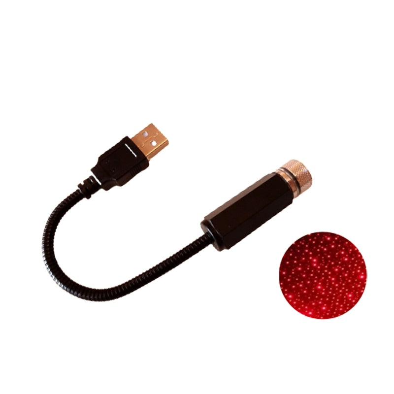 Portable Star Projector - StarGlow-Red-Nora Luxe
