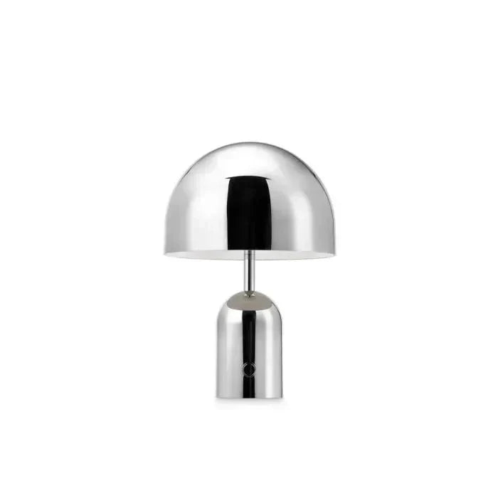 Compact Desk Lamp with Silver Shade - Pexav