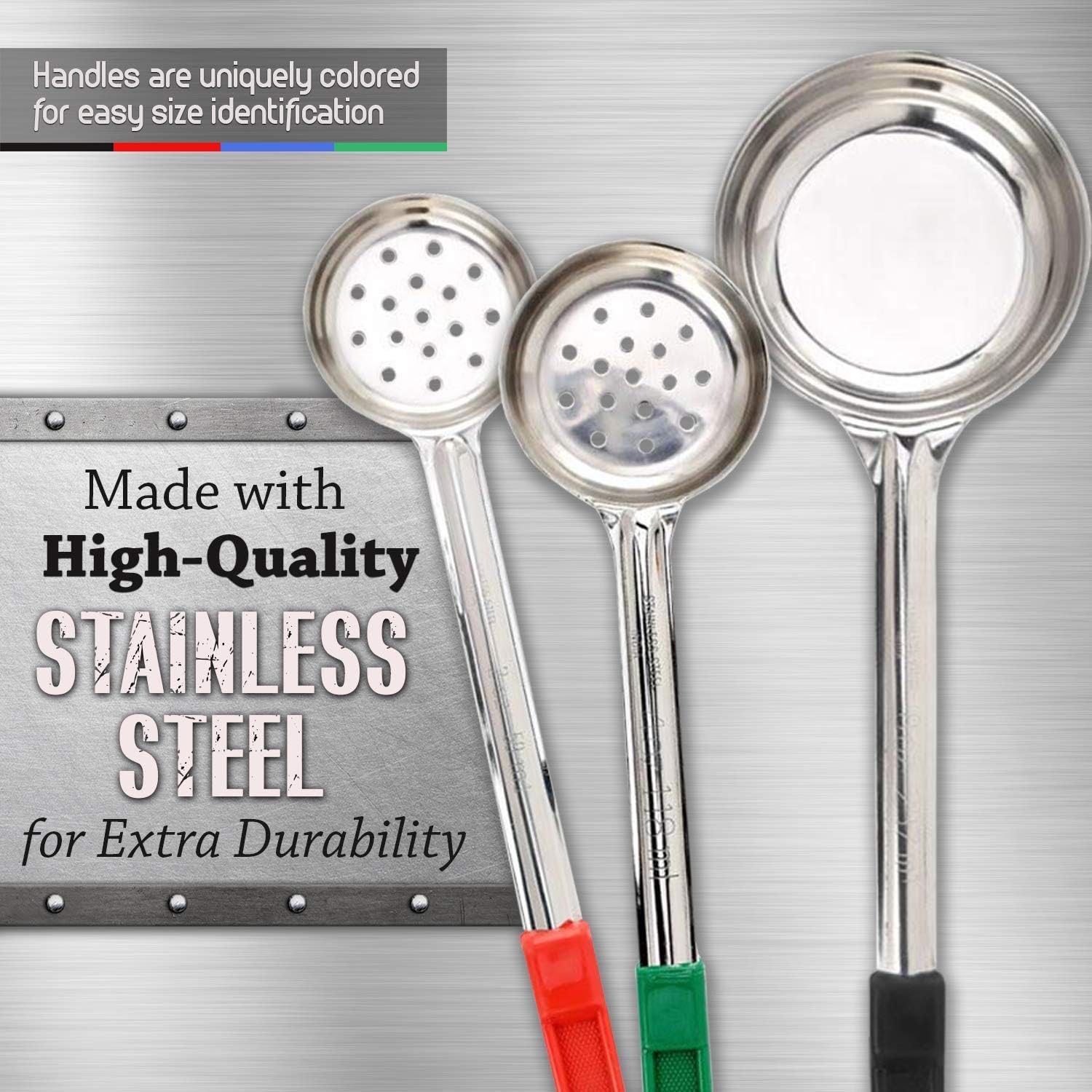 Portion Control Serving Spoons Set – 8-Piece Measuring Spoons-Nora Luxe
