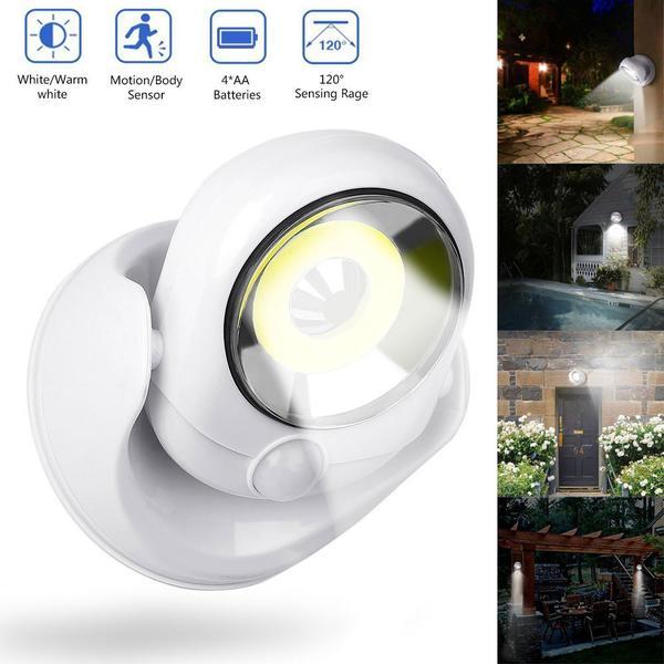 Powerful LED Lamp with Motion Sensor - GlowGuard-Nora Luxe