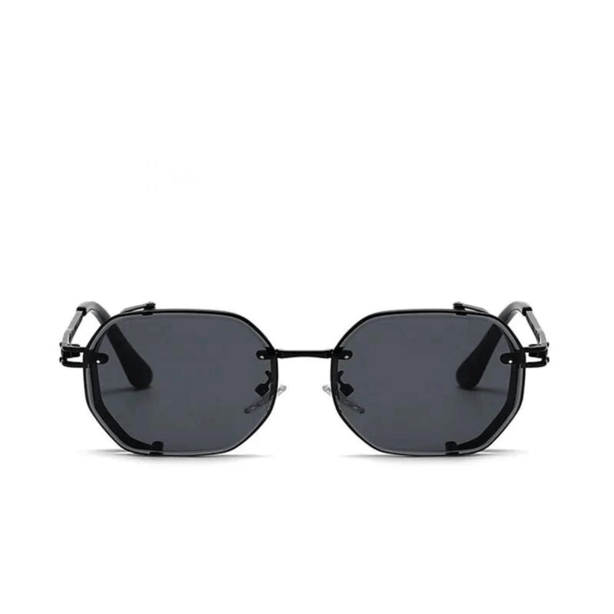 Premium men's sunglasses with an elegant frame – UrbanValence-Black-The Livary
