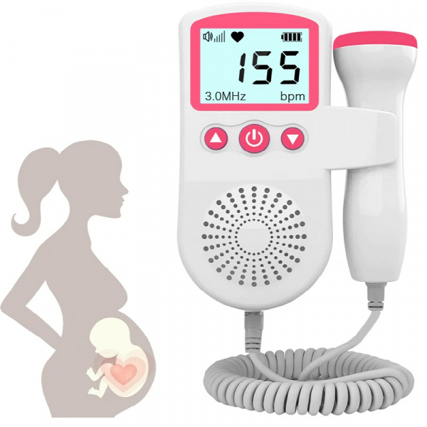 Compact Baby Heart Rate Monitor Pregnancy Tracker - Pexav