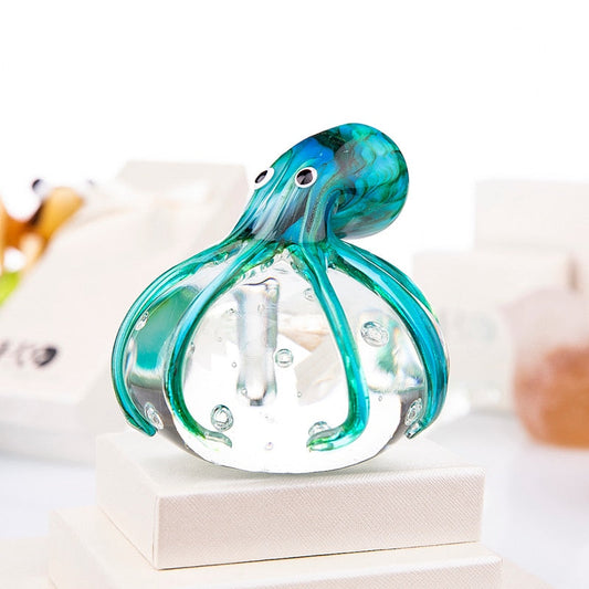 Colorful Sea Life Glass Christmas Ornament - Pexav