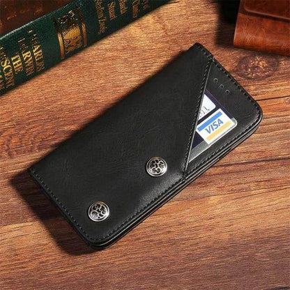 Vintage Leather iPhone Wallet Cover