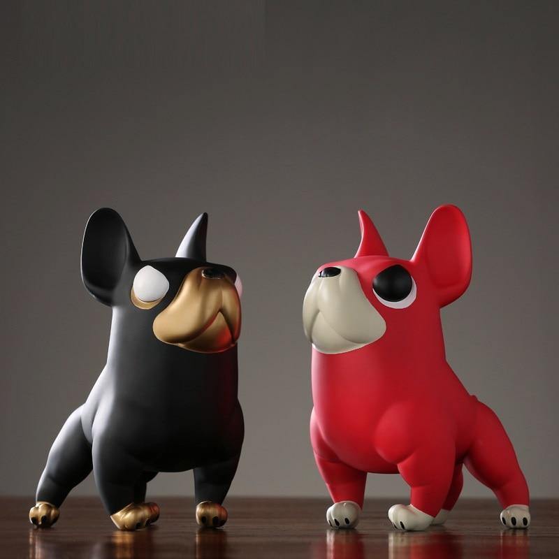Adorable Dog Figurine Home Decoration - Pexav