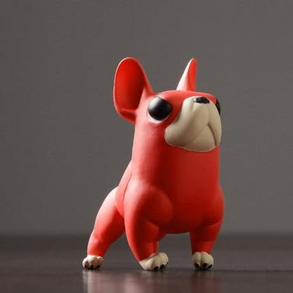 Adorable Dog Figurine Home Decoration