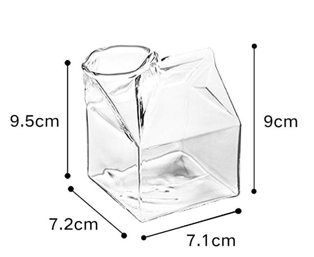 Unique Clear Vintage Glass