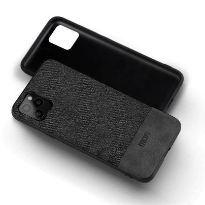 Black Fabric iPhone Phone Covers