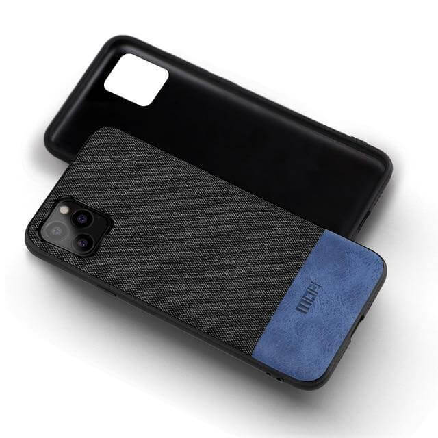 Black Fabric iPhone Phone Covers