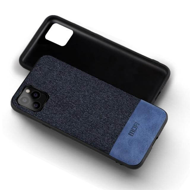 Black Fabric iPhone Phone Covers