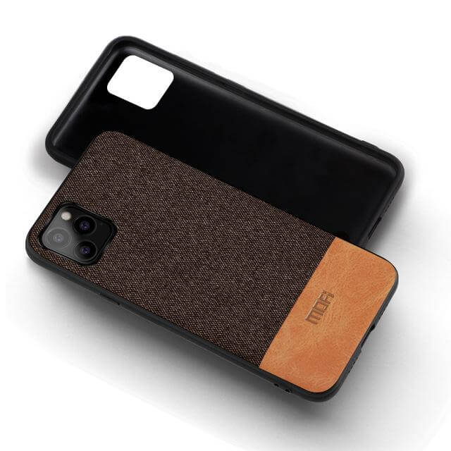 Black Fabric iPhone Phone Covers