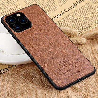 Vintage Style Leather iPhone 11 Cover - Pexav