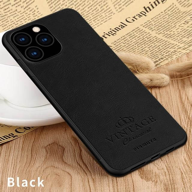 Vintage Style Leather iPhone 11 Cover