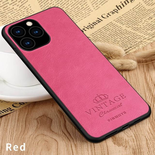 Vintage Style Leather iPhone 11 Cover