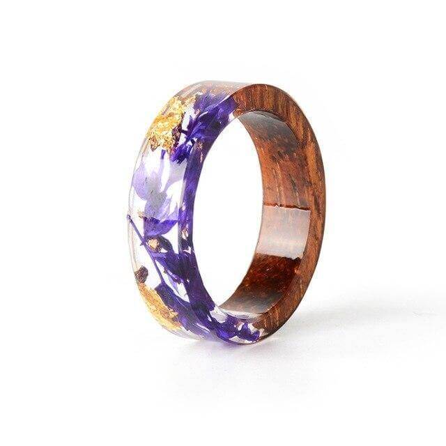 Unique Wooden Heart Ring