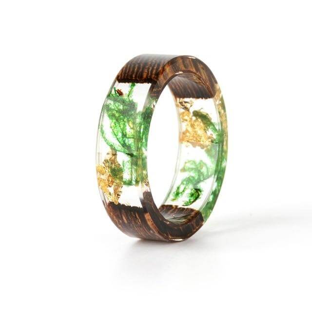 Unique Wooden Heart Ring
