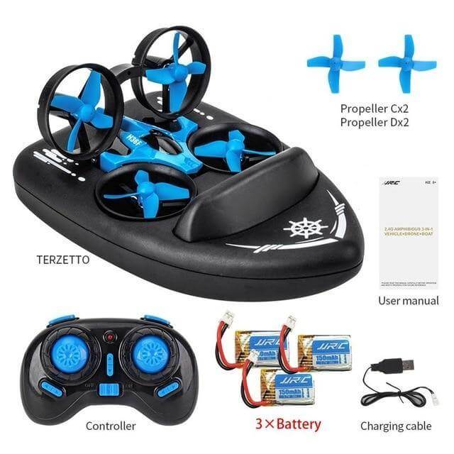 Versatile RC Multi-Terrain Drone