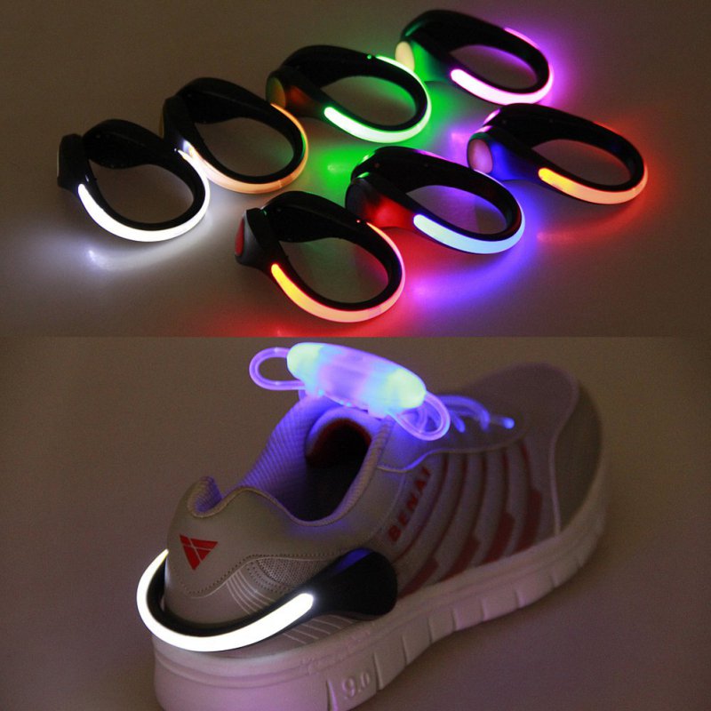 Bright LED Safety Shoe Clips - Pexav