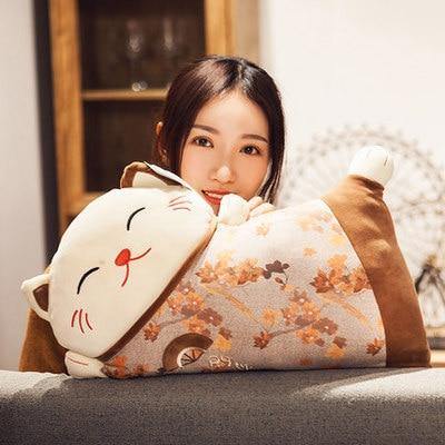 Adorable Good Fortune Throw Pillow