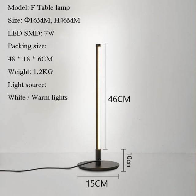 Tall Slim Modern Floor Lighting Lamp