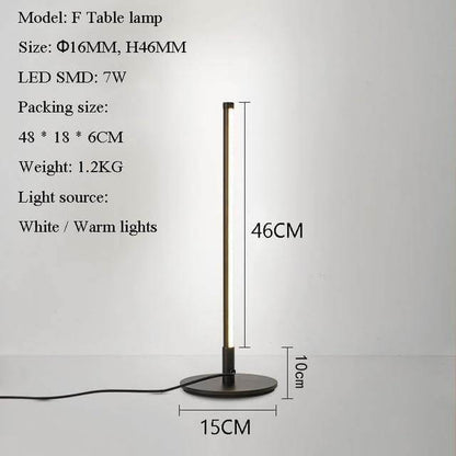 Tall Slim Modern Floor Lighting Lamp
