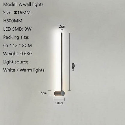 Tall Slim Modern Floor Lighting Lamp