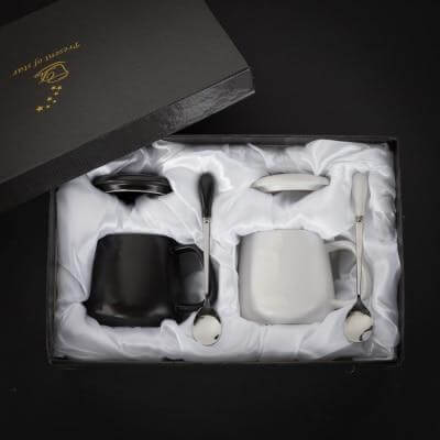 Luxury Stone Patterned Coffee Mug Gift Set