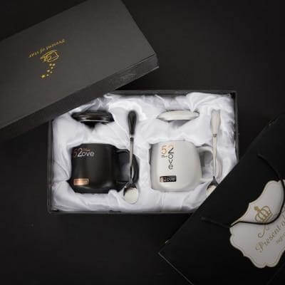 Luxury Stone Patterned Coffee Mug Gift Set