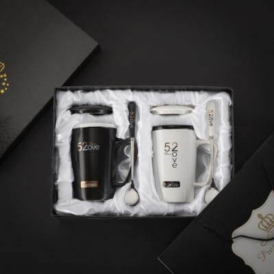 Luxury Stone Patterned Coffee Mug Gift Set