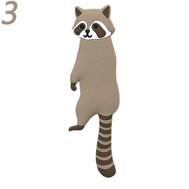 2pcs Cute Animal Wall Hooks