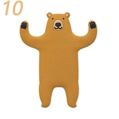 2pcs Cute Animal Wall Hooks