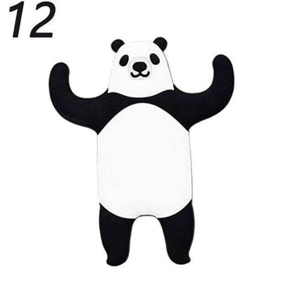 2pcs Cute Animal Wall Hooks