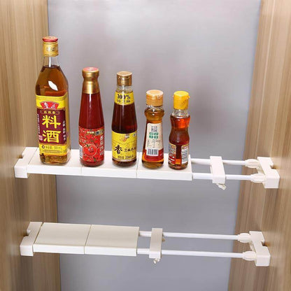 Easy Install Adjustable Kitchen Shelf Storage Rack - Pexav
