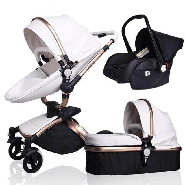 Compact Lightweight 3 in 1 Baby Stroller System