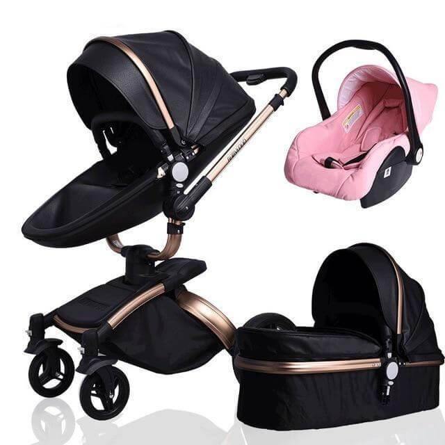 Compact Lightweight 3 in 1 Baby Stroller System