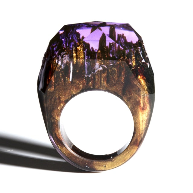 Unique Fantasy Crystal Ring