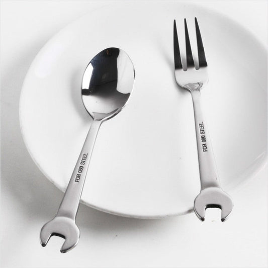 Unique Tool Shaped Fork Spoon Utensil Set - Pexav