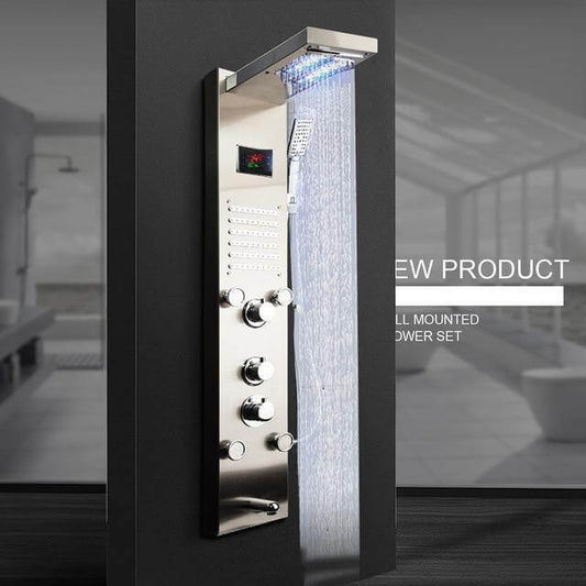 Luxury LED Display Shower Massage System Sets - Pexav