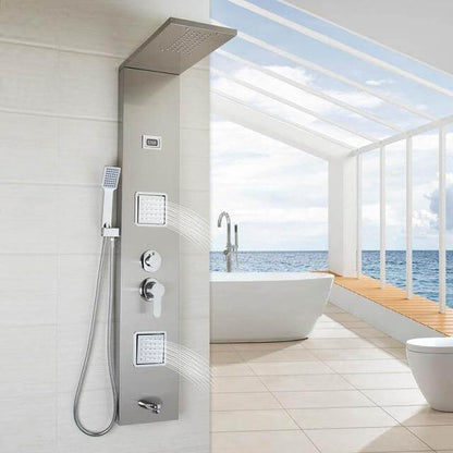Luxury LED Display Shower Massage System Sets