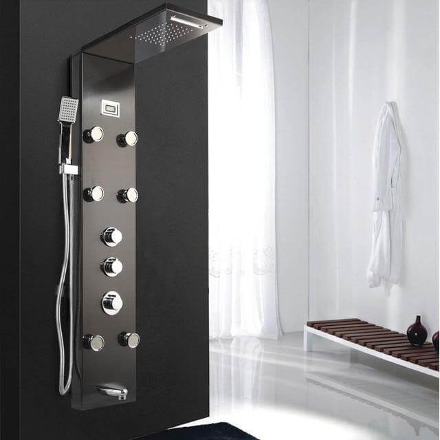 Luxury LED Display Shower Massage System Sets