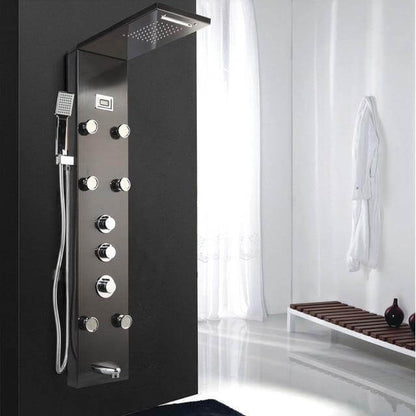 Luxury LED Display Shower Massage System Sets