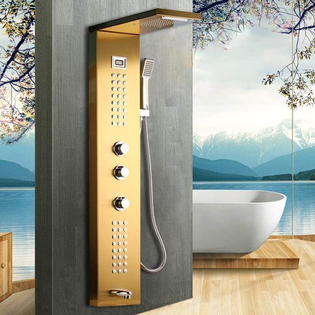 Luxury LED Display Shower Massage System Sets