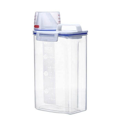 Clear Plastic Pet Food Storage Bin